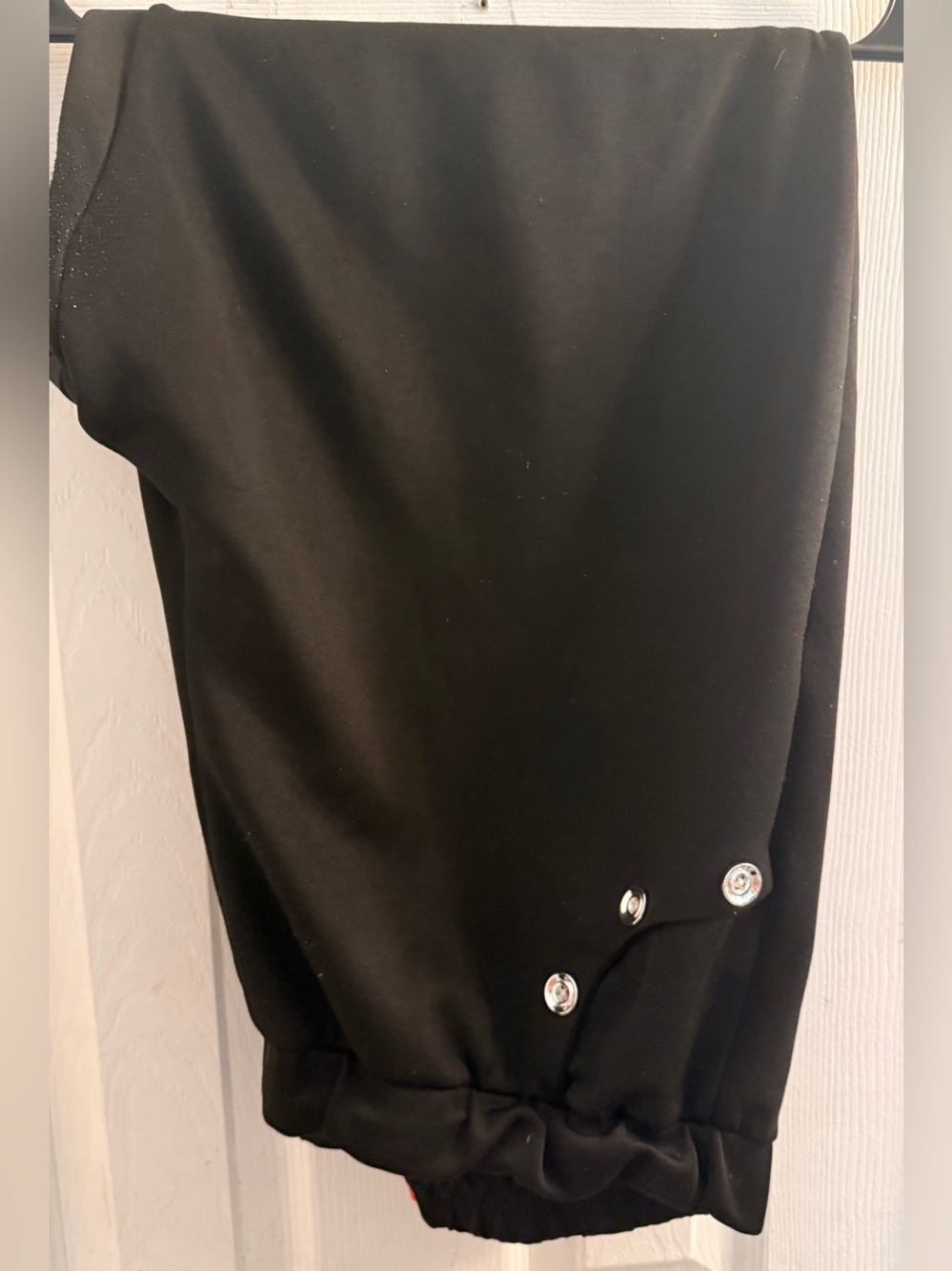 Black Dress Pants with Silver Snap Details women’s size 3XL